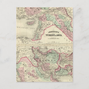 Carte Postale Turquie en Asie, Perse, Arabie, Belochistan