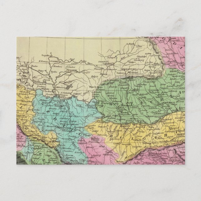 Carte Postale Turquie en Europe (Devant)