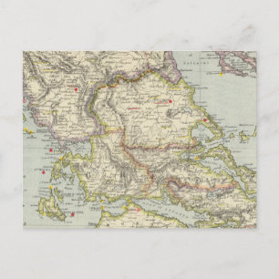 Carte Postale Turquie en Europe, Grèce du Nord