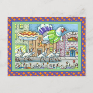 CARTE POSTALE TURQUIE MERCI JOUR PARADE, HÉLIUM BALLONS