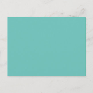 Carte postale turquoise | Conception de souvenir d