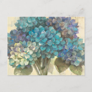 Carte Postale Turquoise hydrangea