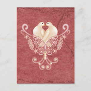 Carte Postale Turteltauben - Love Doves