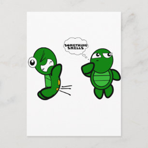 Carte Postale Turtle Fart