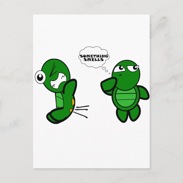 Carte Postale Turtle Fart (Devant)