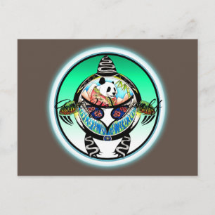 Carte Postale Turtle Panda
