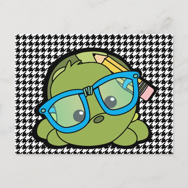 Carte Postale Turtle Smarty (Devant)