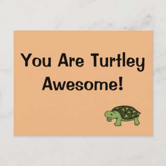 Carte Postale Turtley Awesome