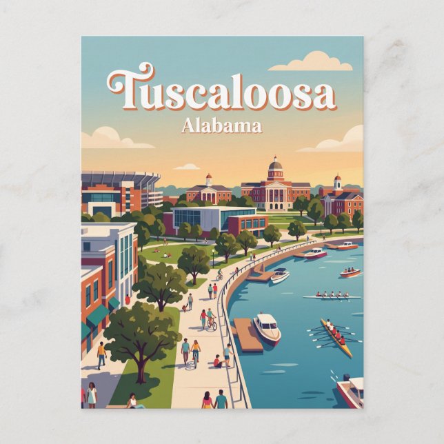 Carte Postale Tuscaloosa États-Unis (Devant)