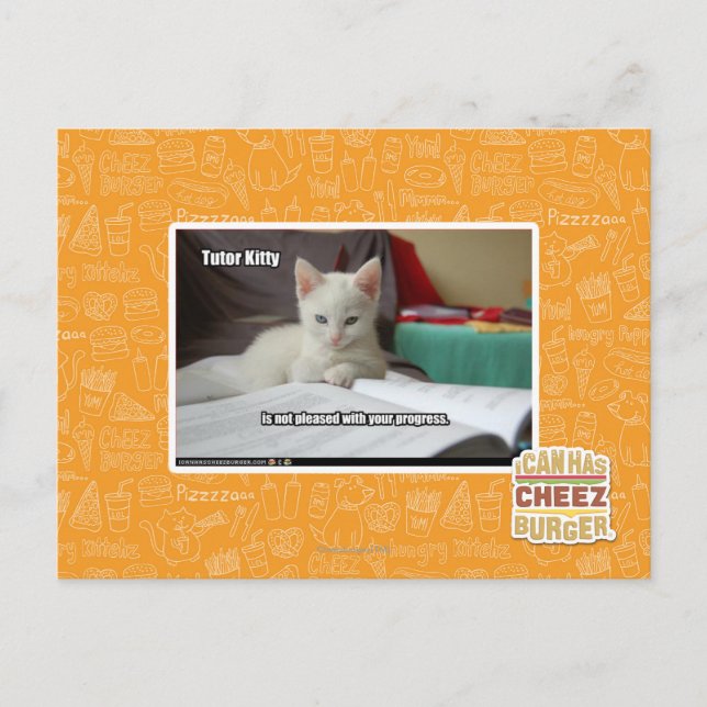 Carte Postale Tutor Kitty (Devant)