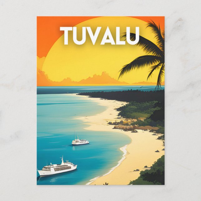 Carte Postale Tuvalu (Devant)