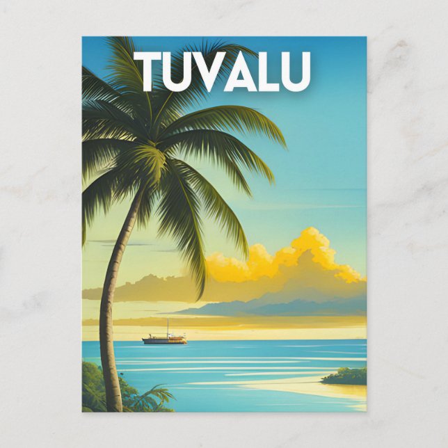 Carte Postale Tuvalu Travel (Devant)