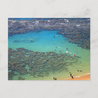 Carte Postale Tuyaux à Hanauma Bay, Oahu, Hawaii