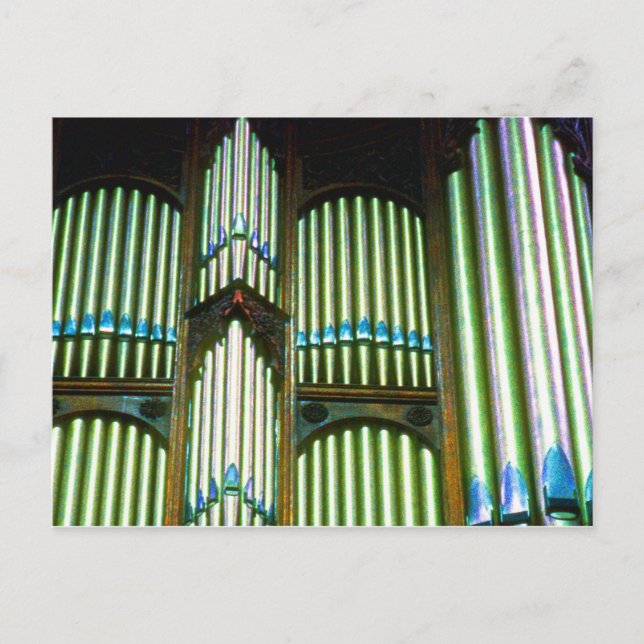 Carte Postale Tuyaux d'organes (3) (Devant)