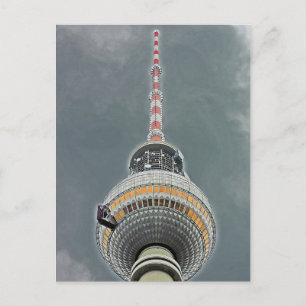 Carte Postale Tv Tower (Fernsehturm), Berlin (tv2)