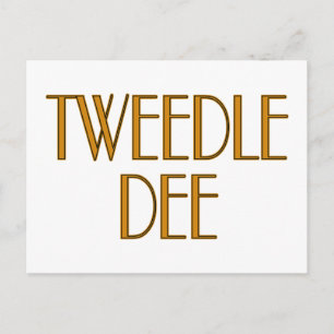 Carte Postale Tweedle Dee