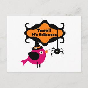 Carte Postale Tweet T-shirts et cadeaux Halloween