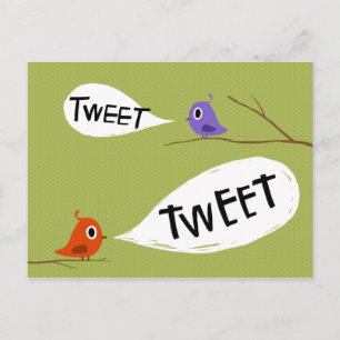 Carte Postale Tweeter