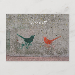 Carte Postale Tweeter