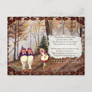 Carte Postale Tweetle Dee Tweetle Dum Song