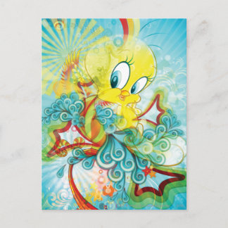 Carte Postale TWEETY™ En Vague Bleue