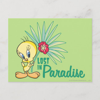 Carte Postale TWEETY™ "Perdu au paradis"