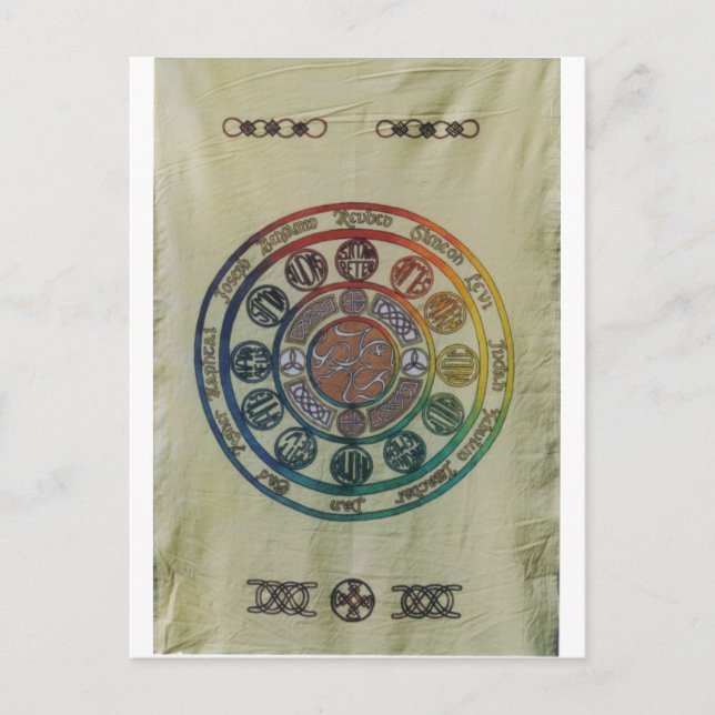 Carte Postale Twelve tribes and disciples (Devant)