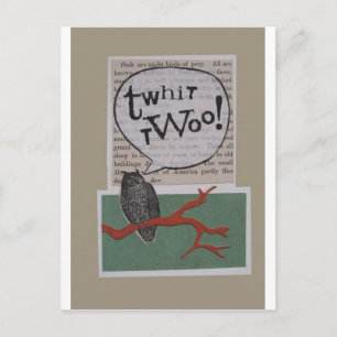 Carte Postale twhit-twoo