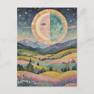 Carte Postale Twilight Hillside