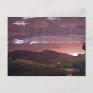 Carte Postale Twilight 'twixt day and night by Frederick Church