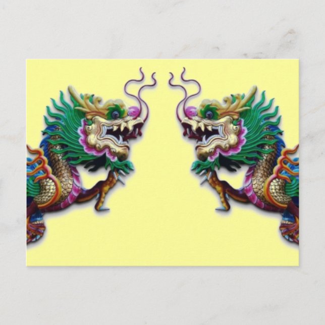 Carte postale Twin Dragons (Devant)