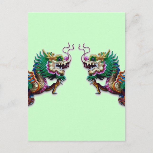 Carte postale Twin Dragons (Devant)
