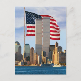 Carte Postale Twin Tower America