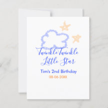 Twinkle scintillement petite étoile anniversaire v