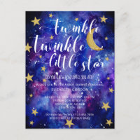 Twinkle Twinkle Little Star Baby shower Galaxy