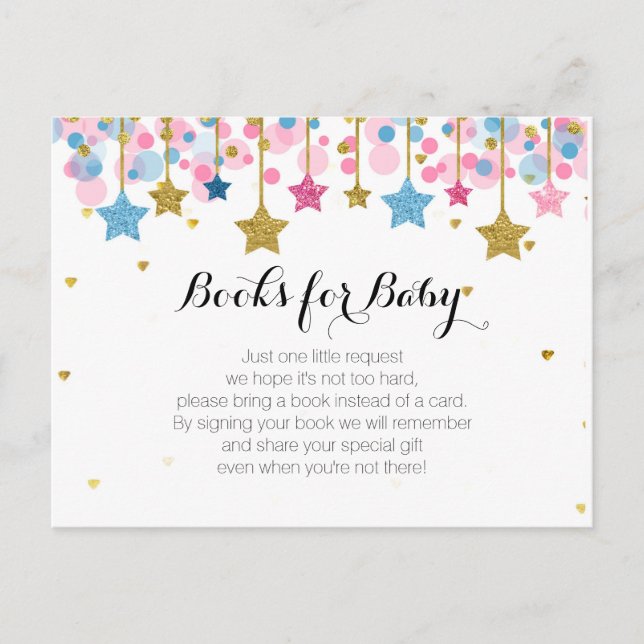 Carte Postale Twinkle Twinkle Little Star Baby showers Livres (Devant)