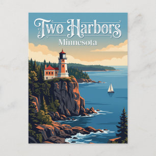 Carte Postale Two Harbors, Minnesota
