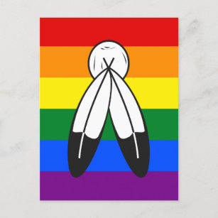 Carte Postale Two-spirit Pride Flag