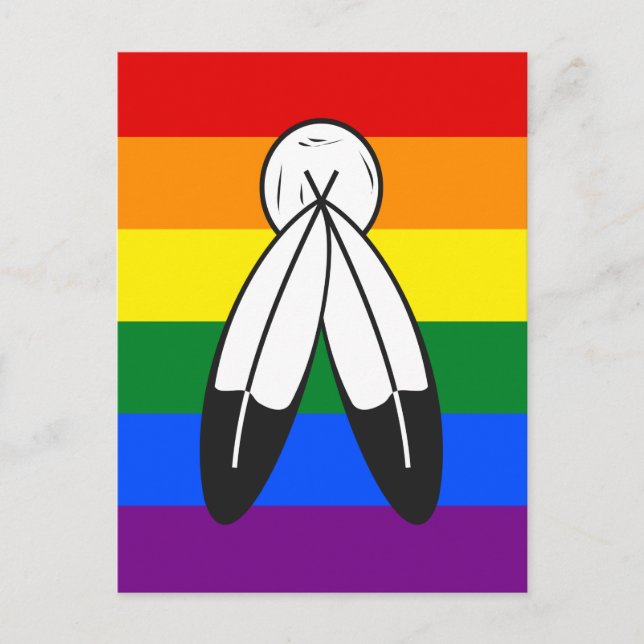 Carte Postale Two-spirit Pride Flag (Devant)