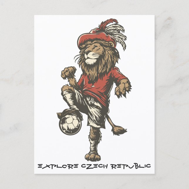 Carte Postale Two‑Tailed Lion Striker (Devant)