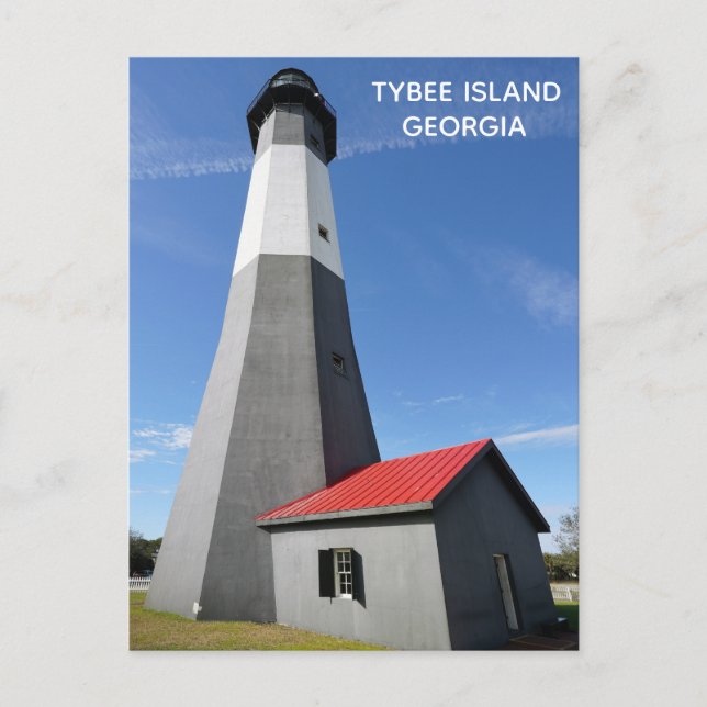 Carte Postale Tybee Island Georgia Lighthouse Travel (Devant)