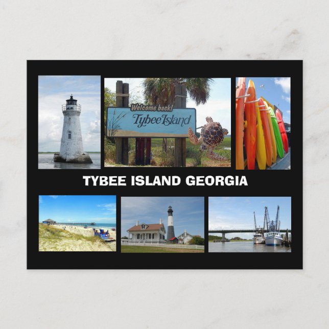 Carte postale Tybee Island, Géorgie (Devant)