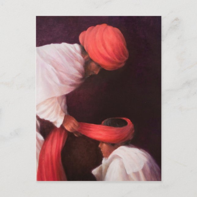 Carte Postale Tying a Turban 2010 (Devant)