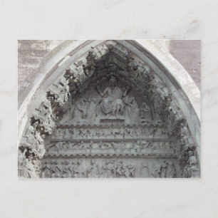Carte Postale Tympanum du portail gauche