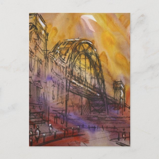 Carte Postale Tyne Bridge Newcastle Postcard (Devant)