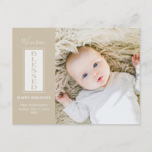 Carte Postale Tyopgraphie moderne bienheureuse