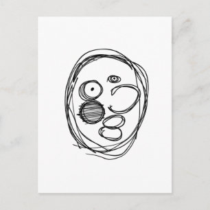 Carte Postale Type désordonné