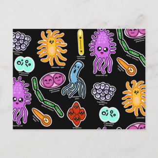 Carte Postale Types De Bactéries