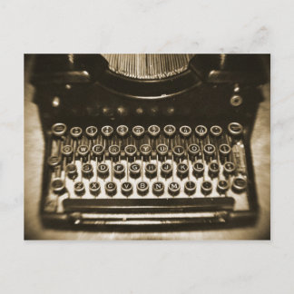 Carte Postale Typewriter