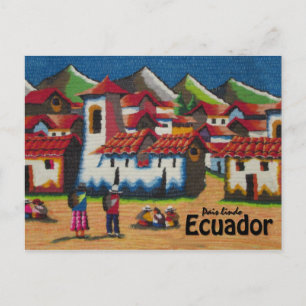 Carte Postale Typical Équateur Otavalo Tapestry
